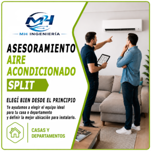 Visita Técnica para Asesoramiento de Aire Acondicionado Split | Casas y Departamentos