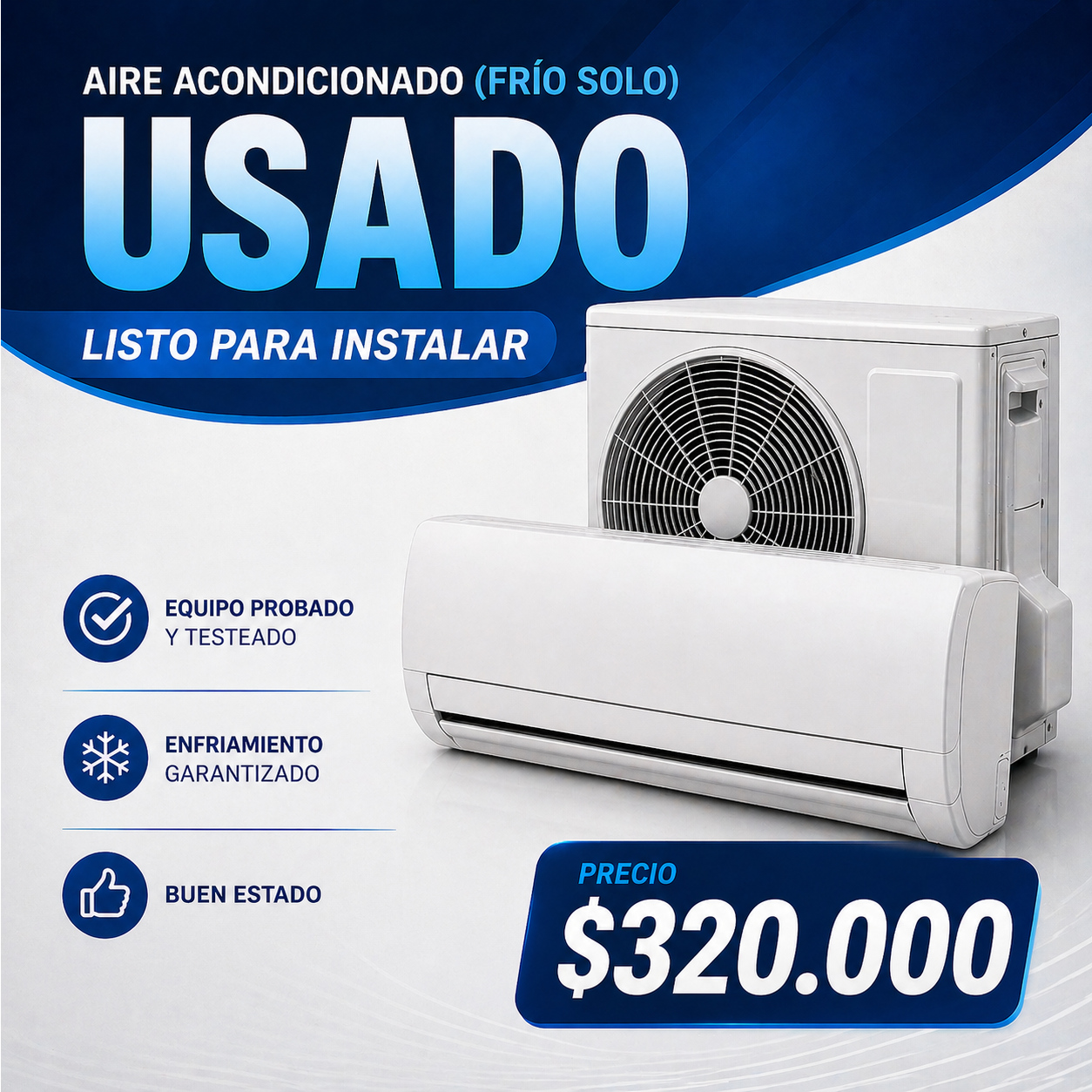 Split Frío Solo Home Leader 2560W