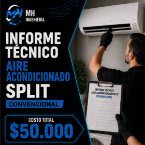 Informe Técnico Aire Acondicionado Split Convencional