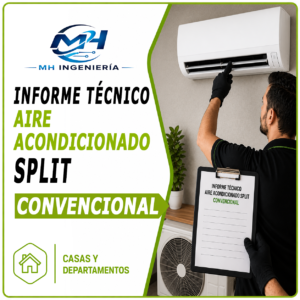Informe Técnico de Aire Acondicionado Split Convencional | Casas y Departamentos