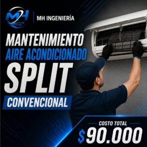 Mantenimiento Aire Acondicionado Split Convencional