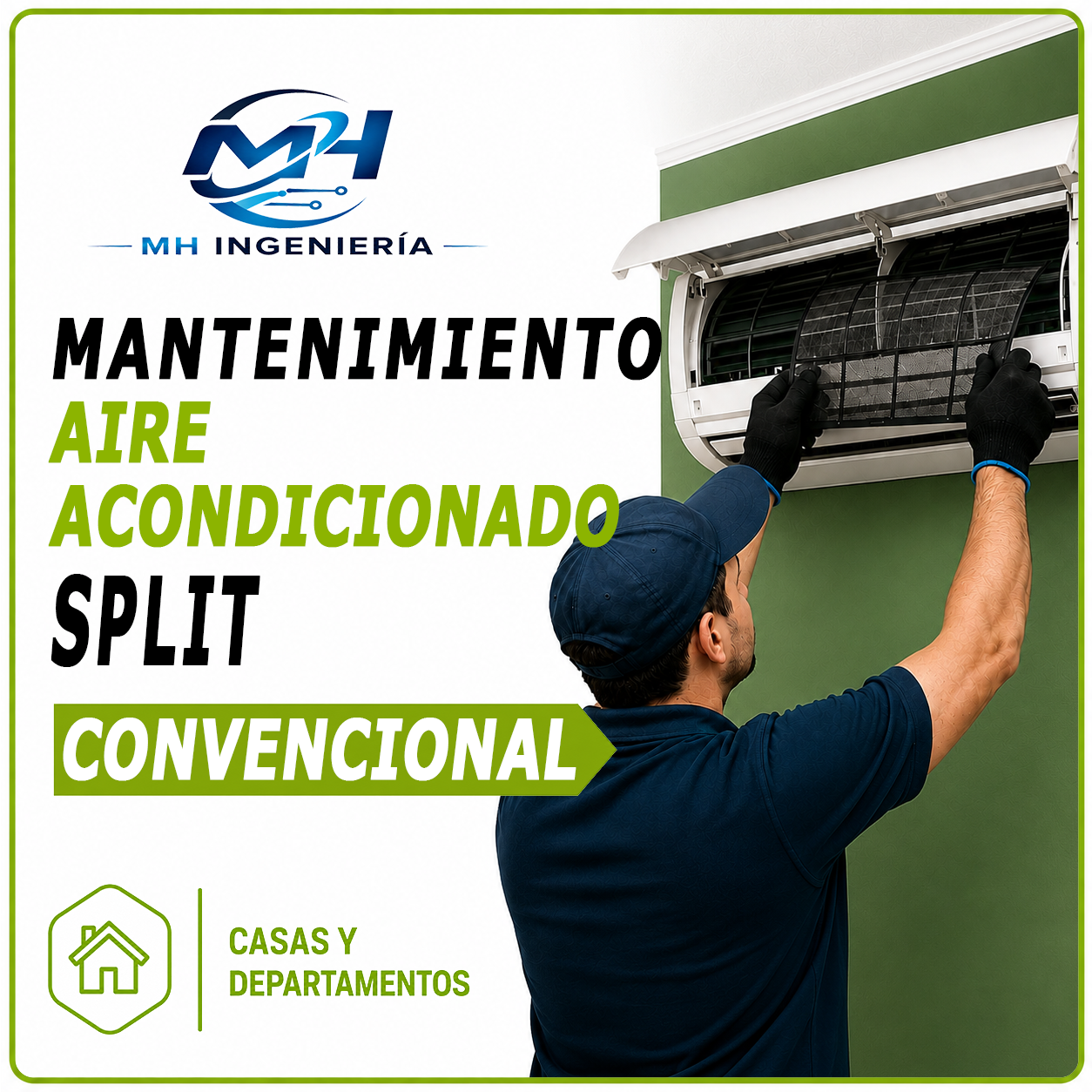 Mantenimiento de aire acondicionado split