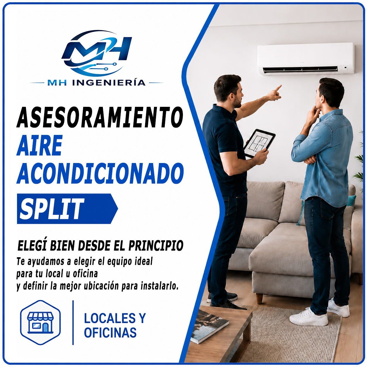 Visita Técnica para Asesoramiento de Aire Acondicionado Split | Locales y Oficinas