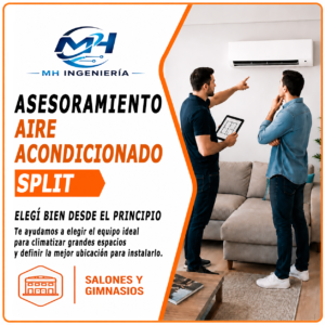 Visita Técnica para Asesoramiento de Aire Acondicionado Split | Salones y Gimnasios