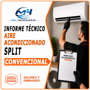 Informe Técnico de Aire Acondicionado Split Convencional | Salones y Gimnasios