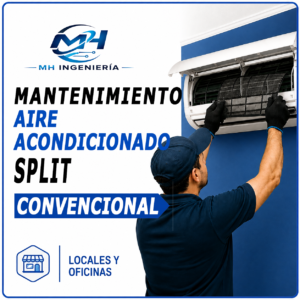 Mantenimiento Aire Acondicionado Split Convencional | Locales y Oficinas