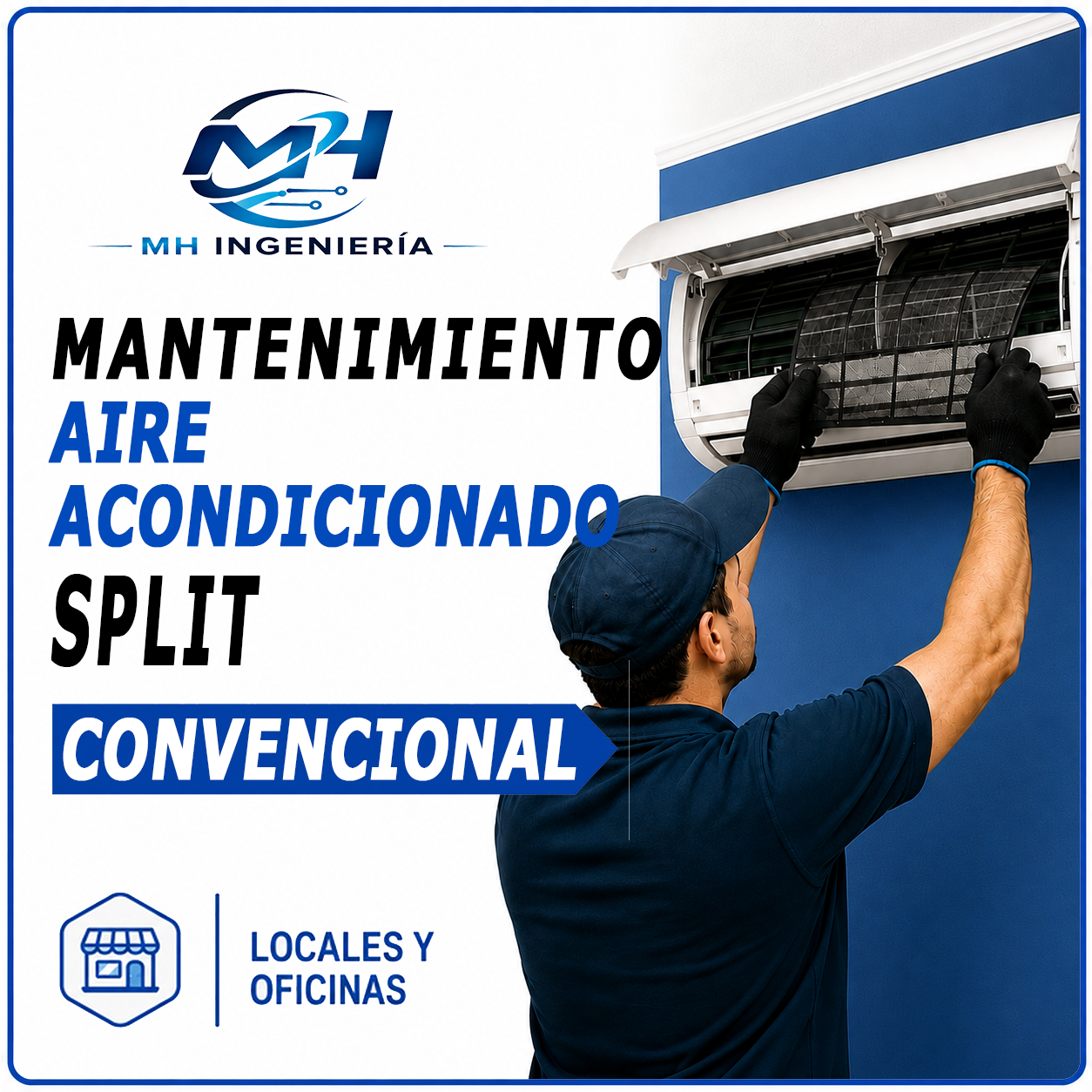 Mantenimiento Aire Acondicionado Split Convencional | Locales y Oficinas
