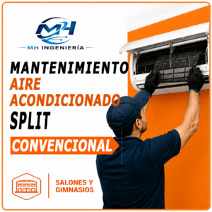 Mantenimiento Aire Acondicionado Split Convencional | Salones y Gimnasios