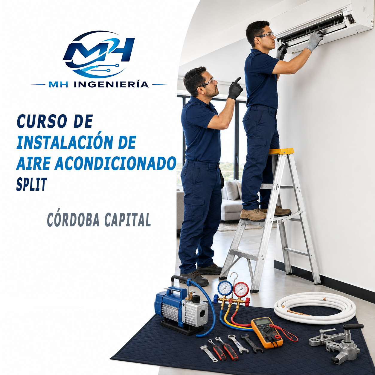 Curso de Instalación de Aire Acondicionado Split de MH Ingeniería