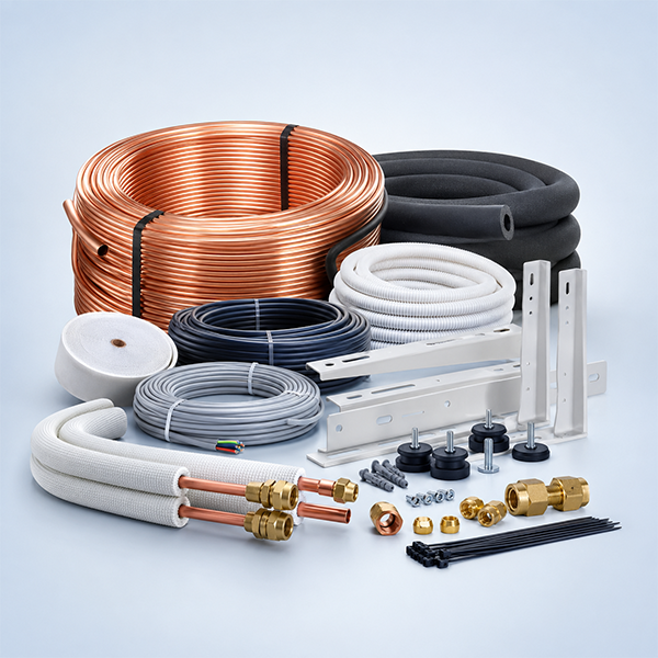 Materiales para instalación de aire acondicionado